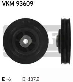 Ременный шкив SKF VKM 93609